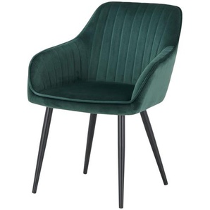 Schalenstuhl  Thore ¦ grün ¦ Maße (cm): B: 59 H: 81 T: 59,5