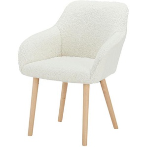 Schalenstuhl  Thore ¦ weiß ¦ Maße (cm): B: 59 H: 81 T: 59,5