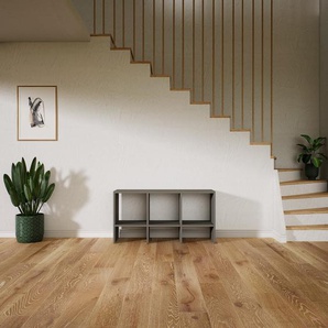 Schallplattenregal Grau - Modernes Regal für Schallplatten: Hochwertige Qualität, einzigartiges Design - 118 x 60 x 34 cm, Selbst designen