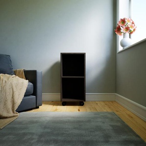 Schallplattenregal Nussbaum - Modernes Regal für Schallplatten: Hochwertige Qualität, einzigartiges Design - 41 x 87 x 34 cm, Selbst designen