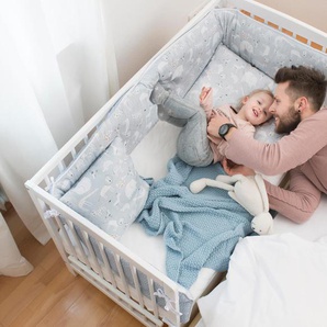 Schardt Beistellbett »Micky« - Weiß - Massivholz -