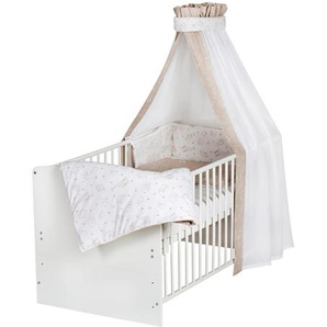 Schardt Babybett-Set »Classic« - beige - 100% Baumwolle -