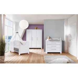 Schardt Kinderzimmer-Set Nordic White II 3-tlg Weiß Melamin Dekor