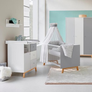 Schardt Kombi-Babybett »Vegas« - grau - Holz -