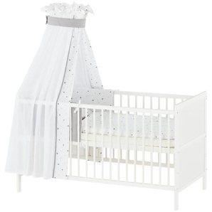 Komplettbett  Lotti ¦ weiß ¦ Maße (cm): B: 72 H: 88