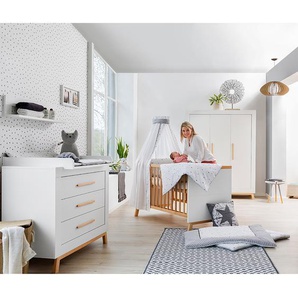 Wickelkommode Miami White 109 x 101 x 53cm Weiß