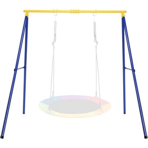 Schaukelgestell bis 200kg Schaukelgerüst für Nestschaukel Kinderschaukel 96x180x185cm (Nur Schaukelgestell) - Costway
