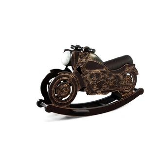 Schaukelmotorrad - braun - Materialmix - 30 cm - 85 cm | Möbel Kraft