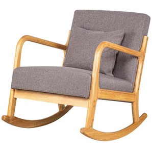 Schaukelstuhl  Diana ¦ grau ¦ Maße (cm): B: 64 H: 80