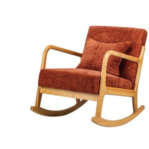 Schaukelstuhl  Diana ¦ rot ¦ Maße (cm): B: 64 H: 80