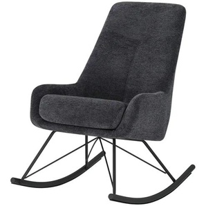 Schaukelstuhl - grau - Materialmix - 63 cm - 98 cm - cm 98,0 | Möbel Kraft