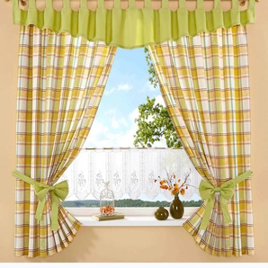 Scheibengardine STICKEREIEN PLAUEN Dolche 1420 Gardinen Gr. 40 cm, Stangendurchzug, 128 cm, weiß Scheibengardinen transparent Gardine