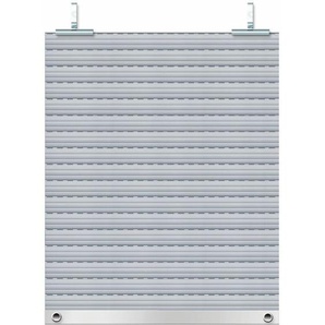 Schellenberg - Rollladenpanzer komplett Set für System Mini 100 x 120 cm grau Rollladenpanzer