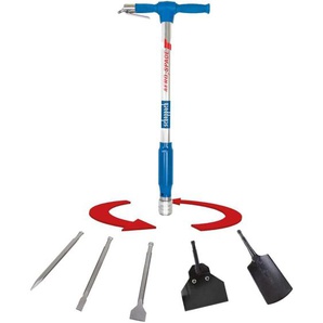 Scheppach - Aero2Spade 5 in 1 Pneumatikspaten – – mit Zubehör – 5909601900