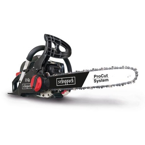 Scheppach Benzin-Kettensäge CSP41 | 41 cm3 / 2-Takt-Benzinmotor | Schnittstärke 37,5 cm | 16“ Oregon Qualitäts-Schwert | Automatische Kettenschmierung 5910113906