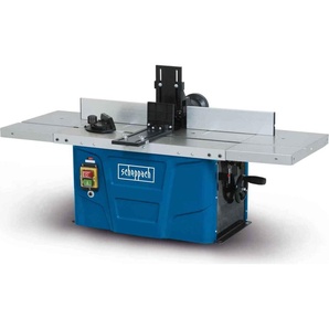 Scheppach Fräsmaschine HF50 Tischfräsmaschine | 1500W Leistung | Spannzangen von 6,8 bis 12mm | einstellbare Spindelhöhe max. 40mm | variable Drehzahl