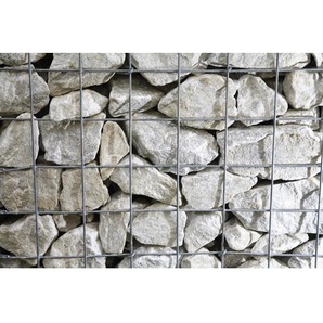 Scherf, Gabionen, Selbstbau-Gabione, Stahl mit Zink-Aluminium Legierung, Grau, L 100 x T 50 x H 100 cm