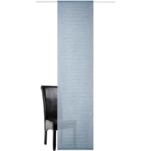 Schiebegardine NEUTEX FOR YOU Uno Gardinen Gr. 245 cm, Paneelwagen, 60 cm, blau (jeansblau) Schiebegardinen halbtransparent HxB: 245x60