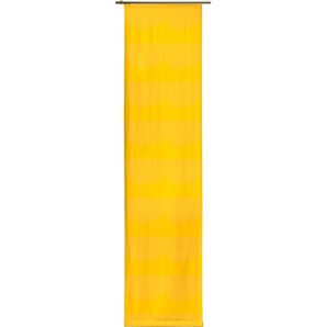 Schiebegardine WIRTH Westport Gardinen Gr. 245 cm, Paneelwagen, 60 cm, gelb Schiebegardinen blickdicht