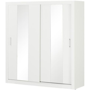 Schiebetürenschrank  Danbury ¦ weiß ¦ Maße (cm): B: 200 H: 215 T: 60.0