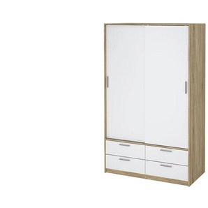 Schiebetürenschrank Line | weiß | 121 cm | 200 cm | cm 60,0 |