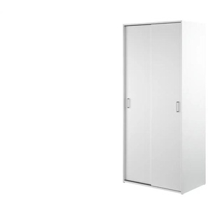 Schiebetürenschrank  Spalding ¦ weiß ¦ Maße (cm): B: 77,6 H: 175,4 T: 48.3