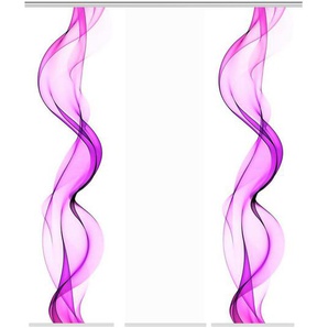 Schiebevorhang   ¦ lila/violett ¦ Maße (cm): B: 60 H: 245