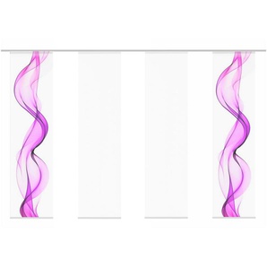 Schiebevorhang   ¦ lila/violett ¦ Maße (cm): B: 60 H: 245