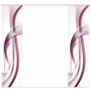 HOME Wohnideen Schiebevorhang   ¦ rot ¦ Maße (cm): B: 60