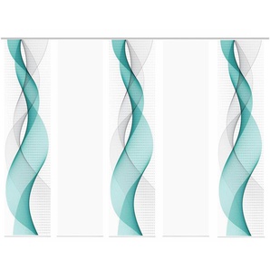 HOME Wohnideen Schiebevorhang   ¦ türkis/petrol ¦ Maße (cm): B: 60