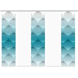 Schiebevorhang | blau | 60 cm | 245 cm |