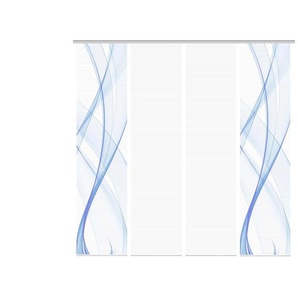 Schiebevorhang - blau - Synthetik - 60 cm - 260 cm | Möbel Kraft