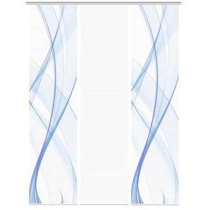 VISION S Schiebevorhang   ¦ blau ¦ Synthetik ¦ Maße (cm): B: 60 H: 260