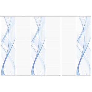 VISION S Schiebevorhang   ¦ blau ¦ Synthetik ¦ Maße (cm): B: 60 H: 260