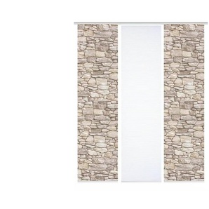 Schiebevorhang - creme - Synthetik - 60 cm - 245 cm | Möbel Kraft