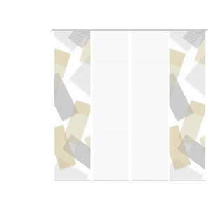 Schiebevorhang   ¦ gold ¦ Synthetik ¦ Maße (cm): B: 60 H: 260
