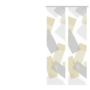 Schiebevorhang   ¦ gold ¦ Synthetik ¦ Maße (cm): B: 60 H: 260