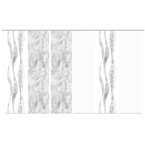 Schiebevorhang   ¦ grau ¦ Synthetik ¦ Maße (cm): B: 60 H: 245