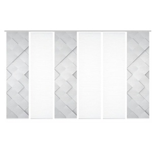 HOME in green Schiebevorhang   ¦ grau ¦ Synthetik ¦ Maße (cm): B: 60 H: 245