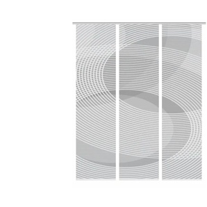 Schiebevorhang   ¦ grau ¦ Synthetik ¦ Maße (cm): B: 60 H: 245
