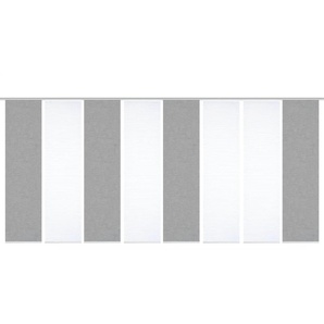 HOME in green Schiebevorhang   ¦ grau ¦ Synthetik ¦ Maße (cm): B: 60 H: 245