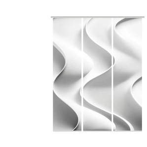 Schiebevorhang   ¦ grau ¦ Synthetik ¦ Maße (cm): B: 60 H: 245