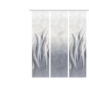 HOME Wohnideen Schiebevorhang   ¦ grau ¦ Synthetik ¦ Maße (cm): B: 60 H: 245