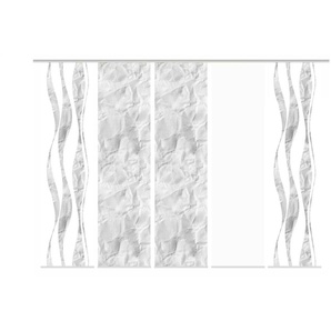 HOME Wohnideen Schiebevorhang   ¦ grau ¦ Synthetik ¦ Maße (cm): B: 60 H: 245