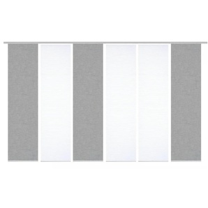 HOME in green Schiebevorhang   ¦ grau ¦ Synthetik ¦ Maße (cm): B: 60 H: 245