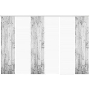 VISION S Schiebevorhang   ¦ grau ¦ Synthetik ¦ Maße (cm): B: 60 H: 260