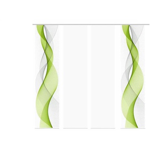 HOME Wohnideen Schiebevorhang - grün - Materialmix - 60 cm - 245 cm | Möbel Kraft