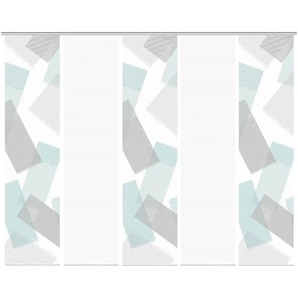 Schiebevorhang - grün - Synthetik - 60 cm - 260 cm | Möbel Kraft
