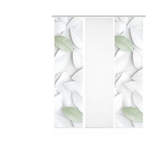 HOME in green Schiebevorhang   ¦ grün ¦ Synthetik ¦ Maße (cm): B: 60 H: 245