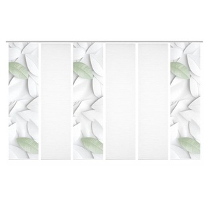 HOME in green Schiebevorhang   ¦ grün ¦ Synthetik ¦ Maße (cm): B: 60 H: 245